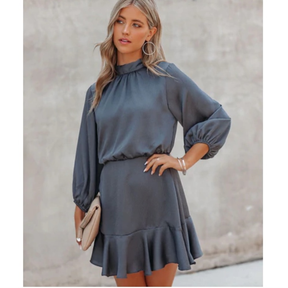 Vici charcoal dress